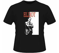 TAOKEBEAR Elliot Stabler Law and Order TV Show SVU Unisex 100% Cotton Short-Sleeve T-Shirts Black XL