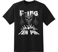 TAOKEBEAR Funny F-Ing Ten Pin Bowling Sports Casual Unisex 100% Cotton Short-Sleeve T-Shirts Black XL