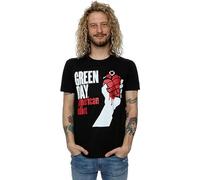 TAOKEBEAR Green Day American Idiot Unisex 100% Cotton Short-Sleeve T-Shirts Black S