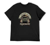 TAOKEBEAR Lorry Driver Old Truckers Never Die Funny Van Lorry Arctic Delivery Unisex 100% Cotton Short-Sleeve T-Shirts Black XXXL