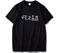 TAOKEBEAR Milk Differential Is Cheese Math Unisex 100% Cotton Short-Sleeve T-Shirts Black XXL