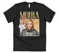 TAOKEBEAR Moira Rose Homage Funny Us Schitt'S Retro Vintage 90'S Unisex 100% Cotton Short-Sleeve T-Shirts Black M