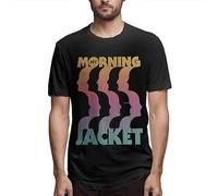 TAOKEBEAR My Morning Jacket Unisex 100% Cotton Short-Sleeve T-Shirts Black S