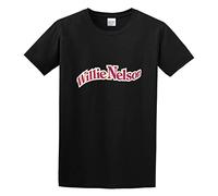 TAOKEBEAR Nelson Willie Logo Unisex 100% Cotton Short-Sleeve T-Shirts Black S