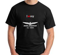 TAOKEBEAR Personnalise Goldwing 1800 Homme Moto Unisex 100% Cotton Short-Sleeve T-Shirts Black M