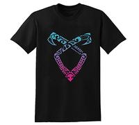 TAOKEBEAR Shadowhunters TV Show 2015 Printed Streetwear Graphic Unisex 100% Cotton Short-Sleeve T-Shirts Black XXL