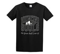 TAOKEBEAR The Bouncing Souls The Green Ball Crew Unisex 100% Cotton Short-Sleeve T-Shirts Black XXL