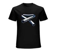 TAOKEBEAR Tubular Bells Mike Oldfield Album CD Cover Music Unisex 100% Cotton Short-Sleeve T-Shirts Black M