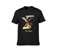 TAOKEBEAR Whitesnake Saints and Sinners Roc Unisex 100% Cotton Short-Sleeve T-Shirts Black XXXL