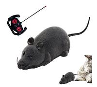 TAOLE Juguete para Gatos con Ratón A Control Remoto | Electrónico Inalámbrico RC, Juguete para Mascotas, Rueda para Correr, Rata De Felpa