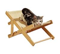 TAOLE Silla De Sisal para Gatos | Cama Gato | Cama Elevada para Gatos | Tumbona Ajustable para Gatos Rodamiento De 10 Kg | Silla Hamaca | Cama para Perros | Hamaca para Gatos para Animales Pequeñ