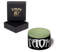 TAOM V10 Billiard Chalk in Box Taco de Billar con Tiza, Unisex, Verde