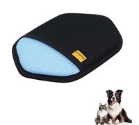 TAOQILE Manopla Quita Pelos Mascota, Guantes de Aseo para Mascotas de Doble Cara,Magicglove - Guante Electrostático Quitapelos para Ropa, Sofás, Alfombras, Reutilizable (Azul)