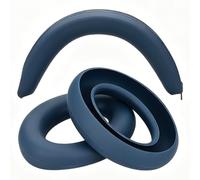 Taoricen Diadema + Almohadillas Funda Protectora para Sennheiser ACCENTUM, Auriculares Accesorios de protección Juego de Dos Piezas (Azul)