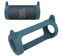 Taoricen Funda de Silicona para JBL Grip Altavoz, Antichoque Exterior Estuche Protector con Correa de Hombro + Mosquetón (Azul)