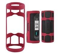 Taoricen Funda de Silicona para MILESEEY GeneSonic Pro, Portátil Altavoz Estuche Protector (Rojo)
