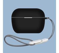 Taoricen Funda de Silicona para Sennheiser ACCENTUM Clip, Cubierta Completa Resistente al Polvo Estuche Protector con Gancho + Cordón (Negro)