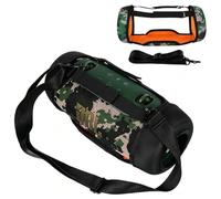 Taoricen Funda Protectora con Correa de Hombro para JBL Xtreme 5, Exterior Portátil Transparente al Sonido Bolsa de Malla Estuche de Almacenamiento (Camuflaje)
