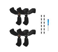 Taoricen Hélices para dji Neo 2, Dron Palas de Repuesto, Protector Soporte Accesorios, Juego de 2 (Negro)