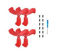 Taoricen Hélices para dji Neo 2, Dron Palas de Repuesto, Protector Soporte Accesorios, Juego de 2 (Rojo)