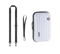 Taoricen Impermeable Funda rígida para dji OSMO Nano, Estuche Protector portátil con Correa de Hombro y Correa de muñeca, Cámara de acción Accesorios de protección (Blanco)