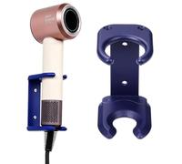 Taoricen Soporte de pared para Dyson HD19/HD18, Secador de pelo Estante de almacenamiento Soporte metálico (Azul)