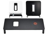 Taoricen Soporte de Suelo para Sonos Sub 4 / Sub 3 / Sub 2, Cuatro Patas Chapa metálica Soporte, Parte Inferior con Almohadillas Antideslizantes