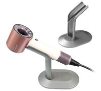 Taoricen Soporte metálico para DysonHD19 HD18, Secador de pelo Soporte Escritorio Base de almacenamiento (Plata)