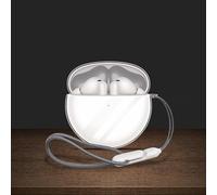 Taoricen TPU Transparente Funda Protectora para Huawei FreeBuds 7i Auriculares, con Gancho y Cordón