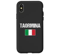 Taormina Italia Bandera Italiana Sicilia Italia Taormina Carcasa para iPhone X/XS