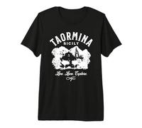 Taormina Sicilia Italia Souvenir Design Camiseta Premium