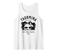 Taormina Sicilia Italia Souvenir Design Camiseta sin Mangas