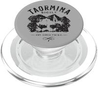 Taormina Sicilia Italia Souvenir Diseño Envejecido PopSockets PopGrip para MagSafe