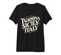 Taormina Sicilia Italia Souvenir Sicilia Siciliana Italia Camiseta Premium