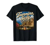 Taormina Sicilia Taormina Vacaciones a Sicilia Viajar Italiano Camiseta