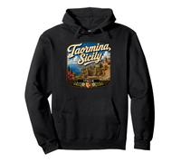 Taormina Sicilia Taormina Vacaciones a Sicilia Viajar Italiano Sudadera con Capucha