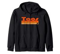 Taos, estilo retro de los años 80 de Nuevo México Sudadera con Capucha