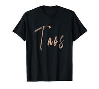 Taos Nuevo México Diseño Elegante Vintage Camiseta