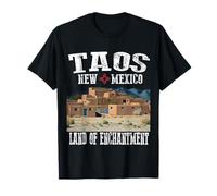 Taos Pueblo Nuevo México Tierra de Encanto Camiseta