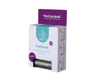 TAOSASIS Juego de fragancia para el bienestar de la cabeza, aceite esencial orgánico con aceite de menta, natural para dolores de cabeza