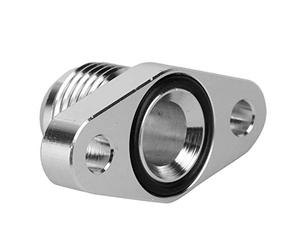 Taott Turbo Drenaje de Aceite Retorno Brida Turbo Retorno Turbocarga y Accesorios AN10 Adaptador de Brida de Retorno de Aceite Ajuste de Aleación de Aluminio para Mitsubishi T3 T4