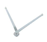 Taoxekoro Llave universal ajustable para amoladora angular, herramienta de alicates de tuerca redonda, construcción de metal