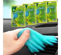 TAOYAOYAO Gel Limpieza para Teclado 4 Piezas, Gel Limpiador para el Interior del Coche, Limpiador Interior Reutilizable para Teclado de Coche, Slime Limpiar Coche,Slime Limpiar Coche