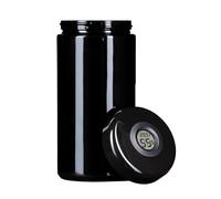 TAOZHUGONG Tarro de cristal UV, hermético, a prueba de olores, para cocina, cristal con humedad digital, para café, té, especias, productos secos (500 ml)