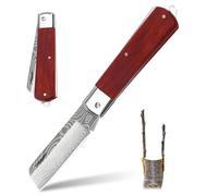Taozoey Cuchillo de Injerto, Cuchillo de injerto Plegable, Cuchillo de Injerto de Acero Inoxidable, Cuchillo para Jardinería, Cuchillo de Poda de Injerto de Jardín, Injerto Jardinería Herramienta (C)
