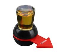 Taozoey Spin The Shot, Shot Spinner, Ruleta para Beber, Juego de Bebidas Divertido, Party Drinking Game para Despedida de Soltero, Fiesta de Cumpleaños, Reunión Familiar, Black, Red Arrow
