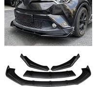 TaoZong Coche Alerón Delantero para Toyota C-HR 2018-2022,Splitter Spoiler Lip Set Carrocería Parachoques Accesorios AleróN Difusor de Parachoques,B-Carbon Fiber