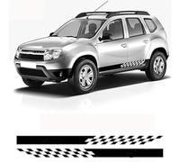 TaoZong Coche Pegatinas de Rayas para Dacia Duster Arkana 2021,CalcomaníA para FaldóN de Puerta Lateral de Coche DecoracióN del Cuerpo Accesorios