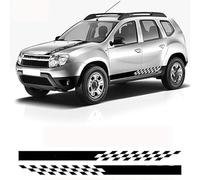 TaoZong Coche Pegatinas de Rayas para Dacia Duster Arkana 2021,CalcomaníA para FaldóN de Puerta Lateral de Coche DecoracióN del Cuerpo Accesorios