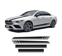 TaoZong Coche Pegatinas de Rayas para Mercedes Benz CLA Classe C118 CLA220 2019,CalcomaníA para FaldóN de Puerta Lateral de Coche DecoracióN del Cuerpo Accesorios
